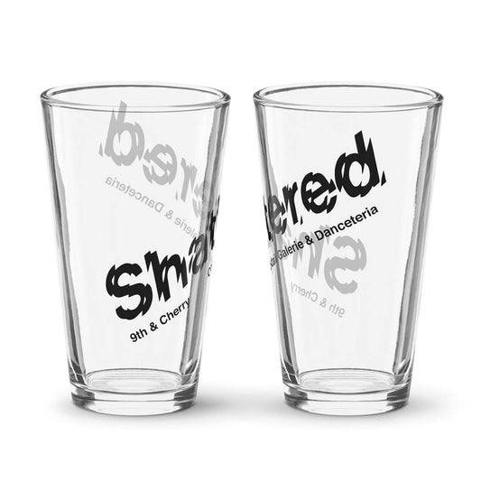 Shattered Cocktail Galerie & Danceteria Columbia Shaker Pint Glass