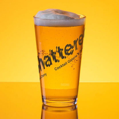 Shattered Cocktail Galerie & Danceteria Columbia Shaker Pint Glass