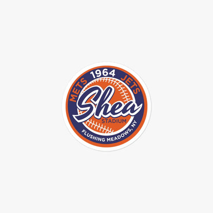 Shea Stadium New York Retro Sticker