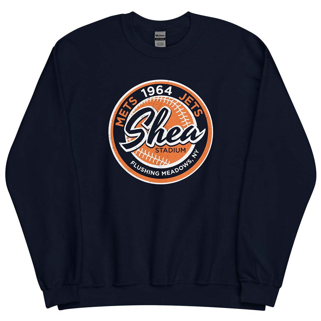 Shea Stadium New York Unisex Retro Crewneck Sweatshirt