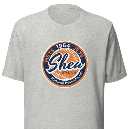 Shea Stadium New York Unisex Retro T-shirt