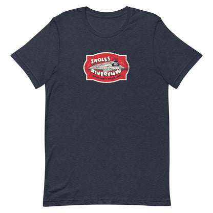 Sholes Riverview Roller Skating Dorchester Unisex Retro T-shirt
