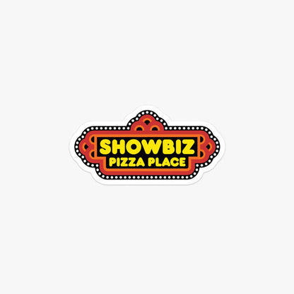Showbiz Pizza Place Retro Sticker