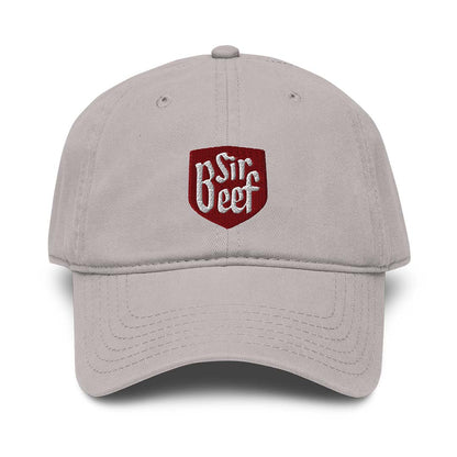 Sir Beef Restaurant Retro Garment Washed Baseball Cap
