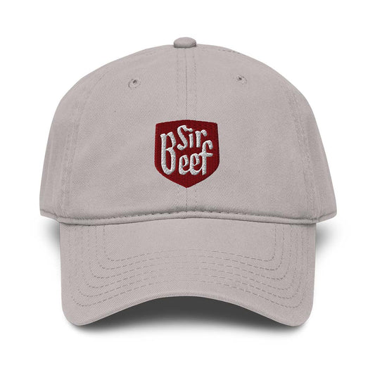 Sir Beef Restaurant Retro Garment Washed Baseball Cap