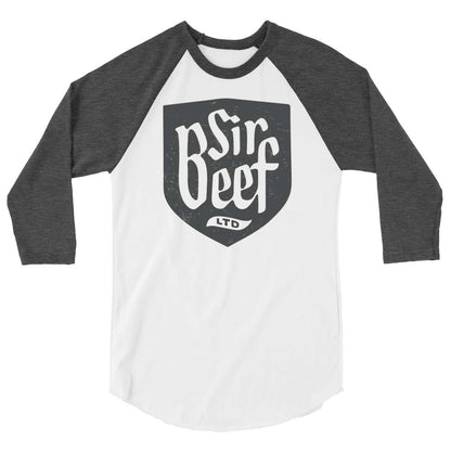 Sir Beef Restaurant unisex 3/4 sleeve raglan baseball tee
