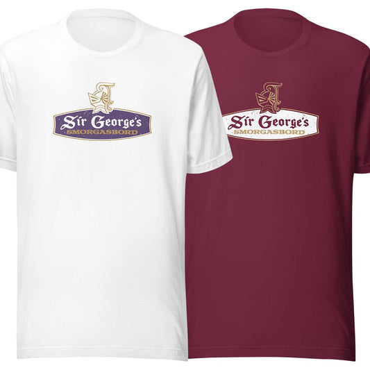 Sir George’s Smorgasbord House California Unisex Retro T-shirt