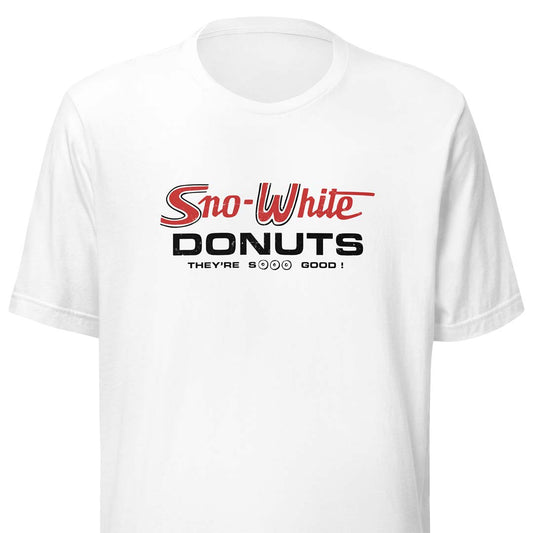 Sno-White Donuts Cleveland Unisex Retro T-shirt