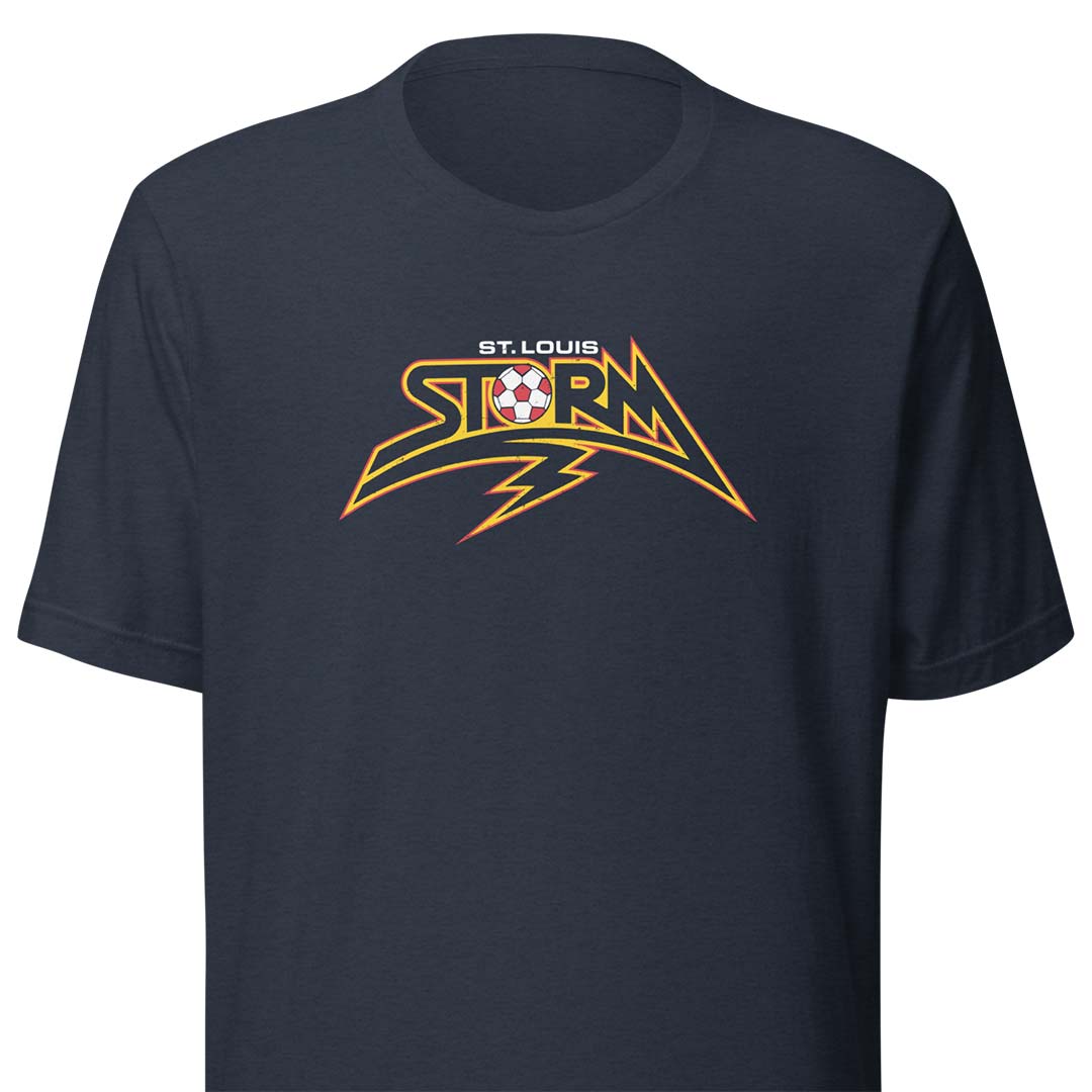 St. Louis Storm MISL Soccer Unisex Retro T-shirt
