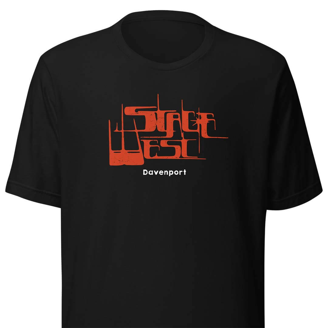 Stage West Davenport Unisex Retro T-shirt