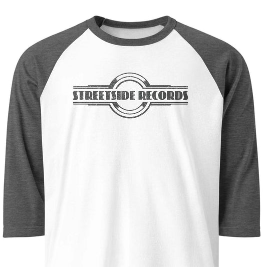 Streetside Records unisex 3/4 sleeve raglan baseball tee