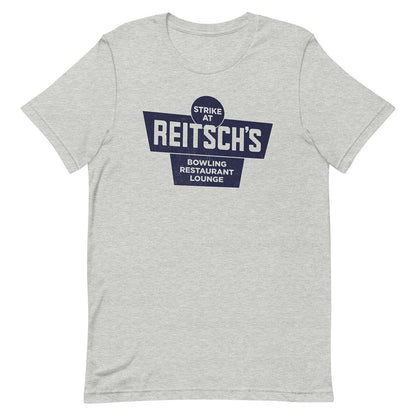 Strike at Reitsch's Bowling Rockford Unisex Retro T-shirt