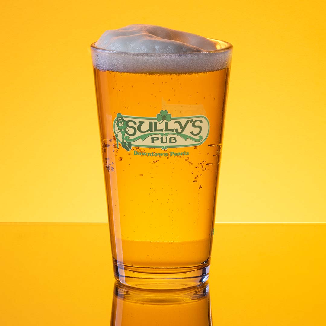 Sully's Pub Peoria Bar Shaker Pint Glass
