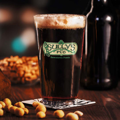 Sully's Pub Peoria Bar Shaker Pint Glass