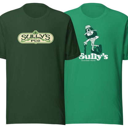 Sully's Pub Peoria Bar Unisex Retro T-shirt