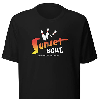 Sunset Bowl Seattle Unisex Retro T-shirt