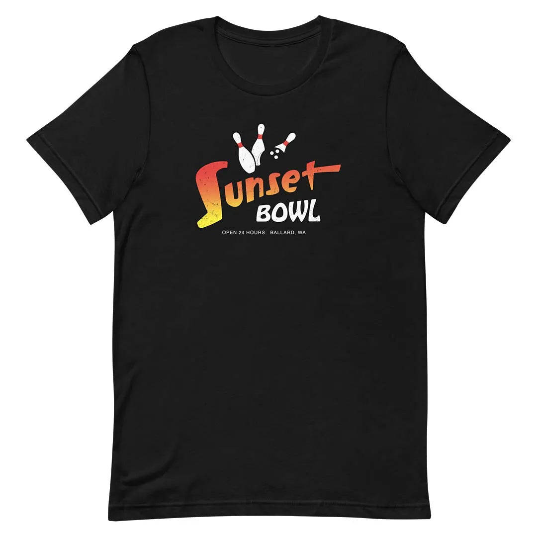 Sunset Bowl Seattle Unisex Retro T-shirt