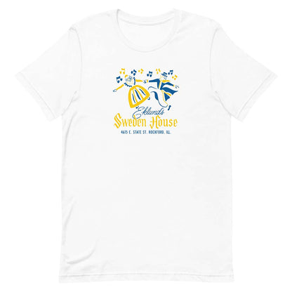 Sweden House Lodge Rockford Unisex Retro T-shirt