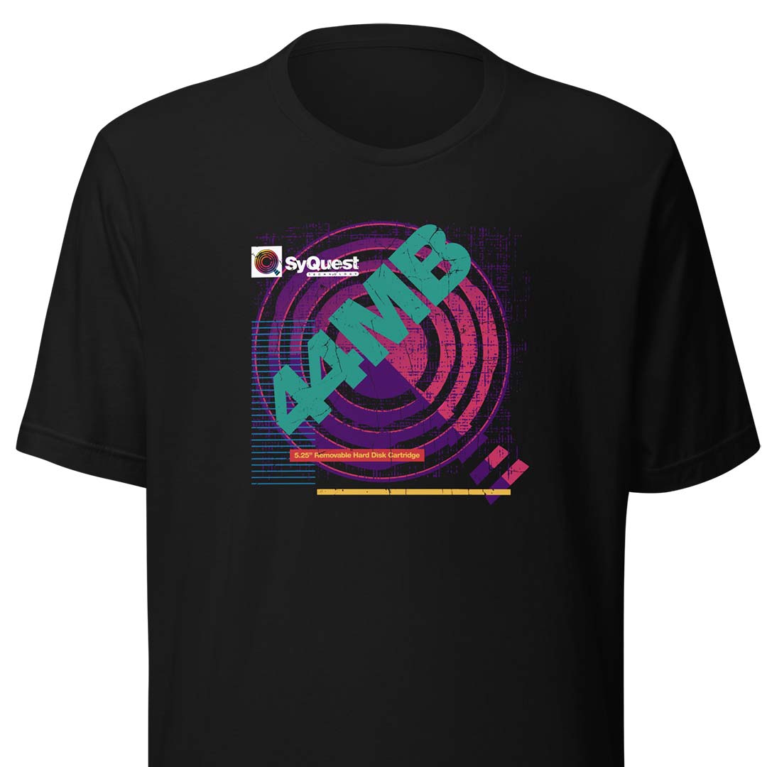 SyQuest Disk Drive Unisex Retro T-shirt