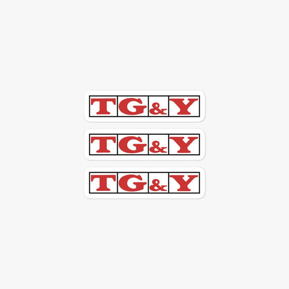 TG&Y Stores Retro Sticker