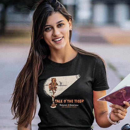 Tale O’ The Tiger Restaurant & Lounge Ft. Lauderdale Unisex Retro T-shirt