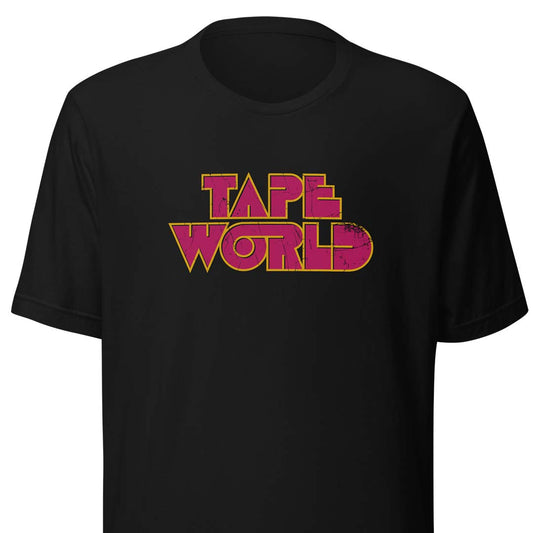 Tape World Music Unisex Retro T-shirt