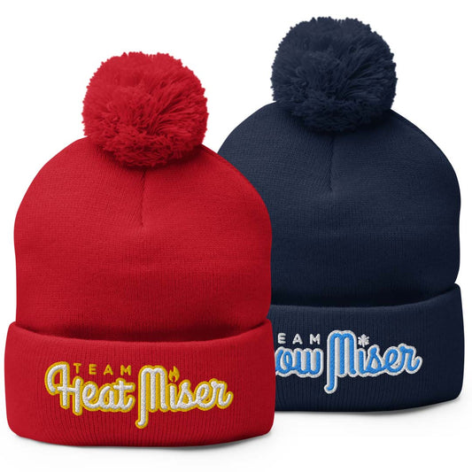 Team Heat & Snow Miser Holiday Pom-Pom Beanie