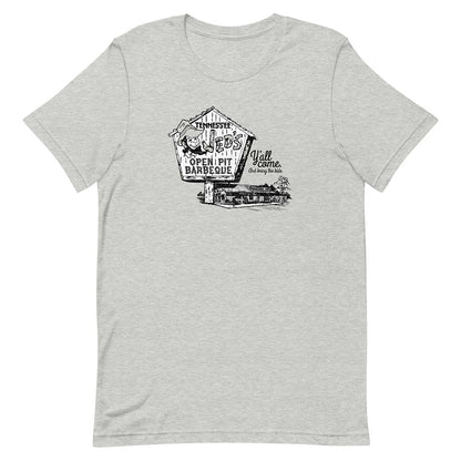 Tennessee Jed's Barbecue St. Louis Unisex Retro T-shirt