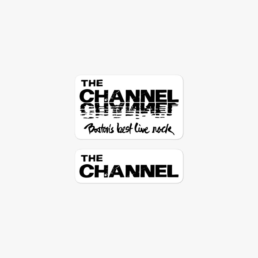 The Channel Boston Best Live Rock Retro Sticker
