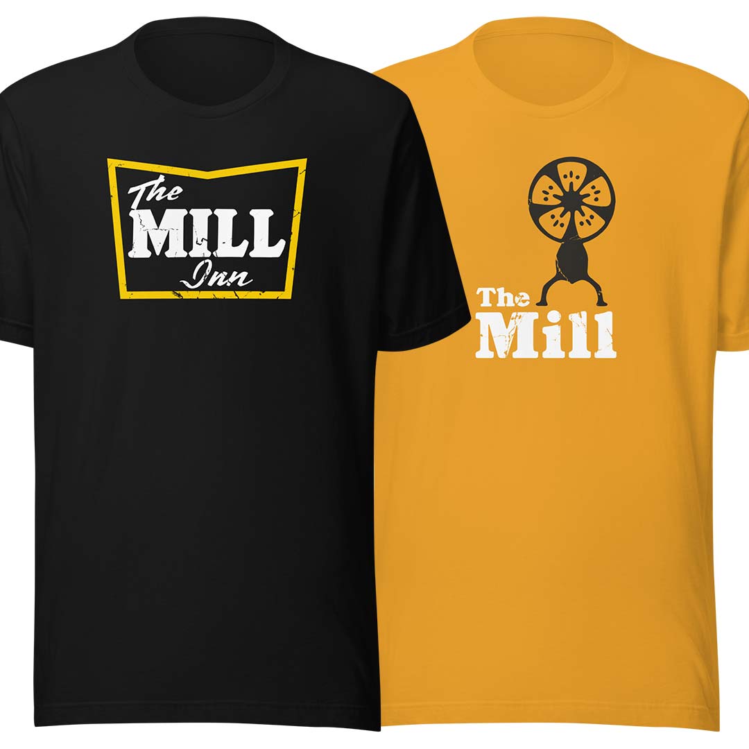 The Mill Restaurant Iowa City Unisex Retro T-shirt