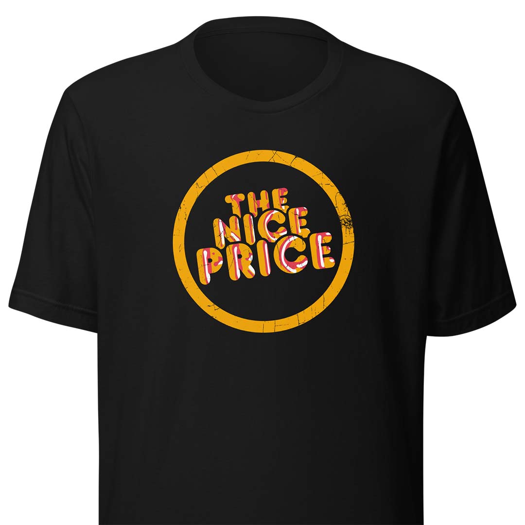 The Nice Price Music Sticker Unisex Retro T-shirt