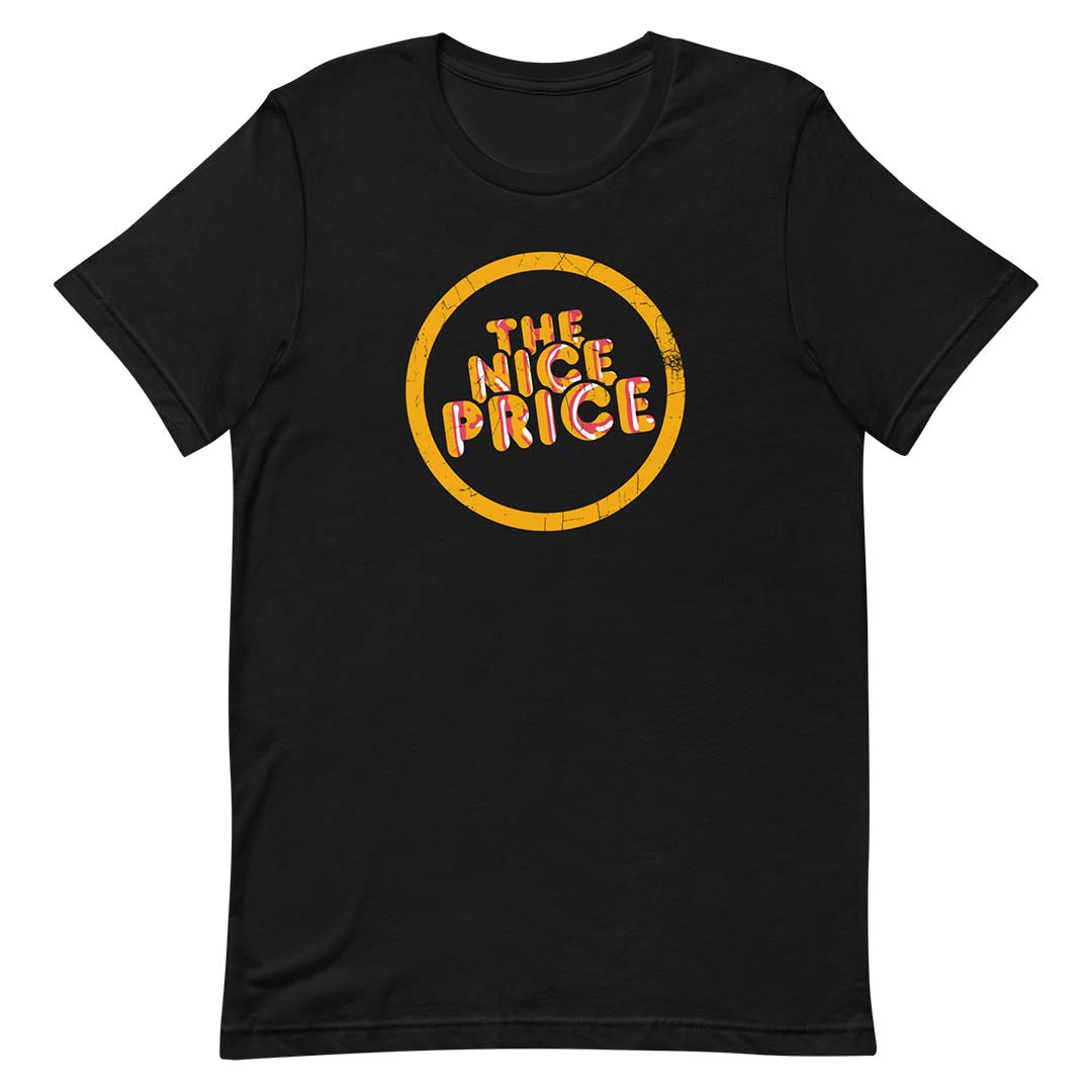 The Nice Price Music Sticker Unisex Retro T-shirt