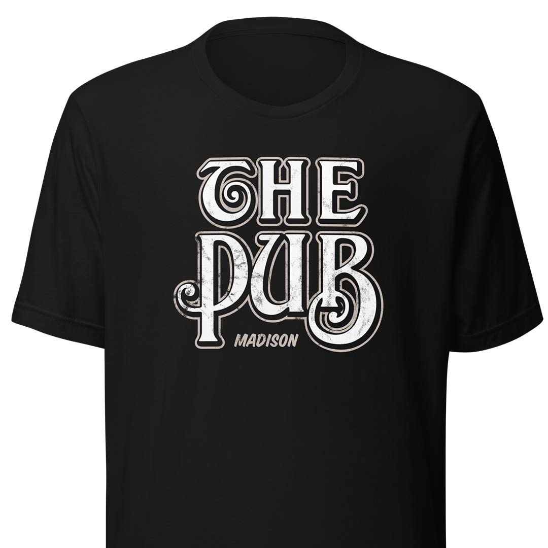 The Pub Madison Unisex Retro T-shirt