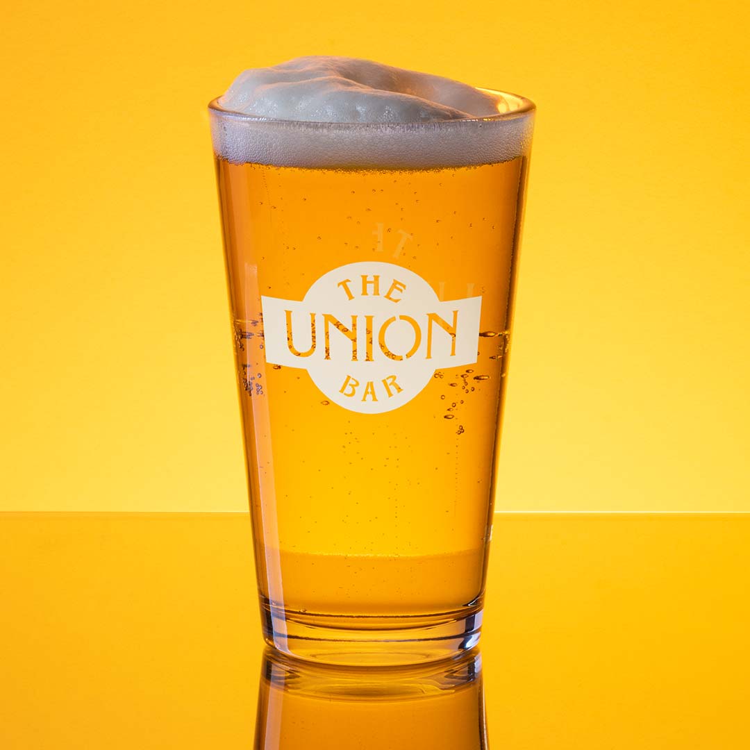 The Union Bar Iowa City Shaker Pint Glass
