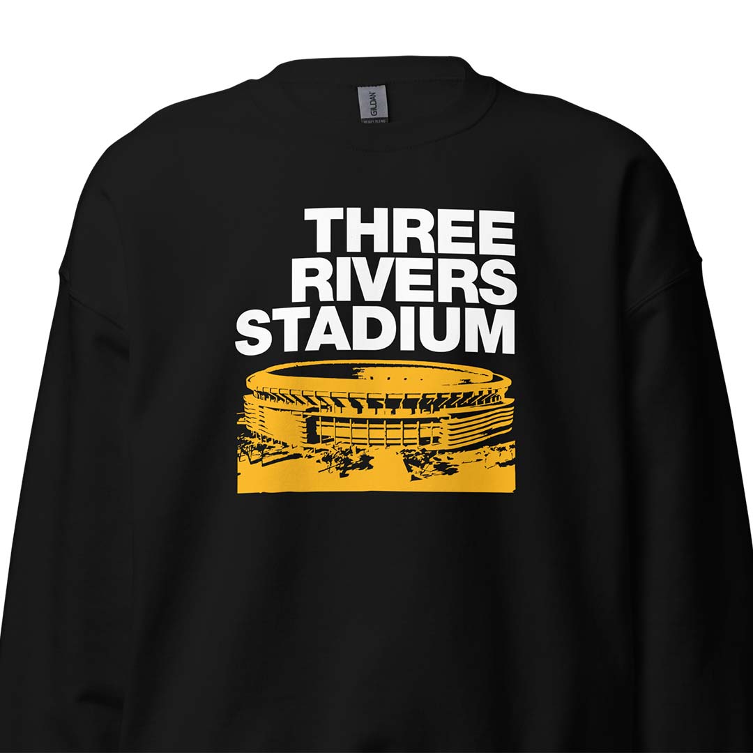 Three Rivers Stadium Pittsburgh Unisex Retro Crewneck Sweatshirt