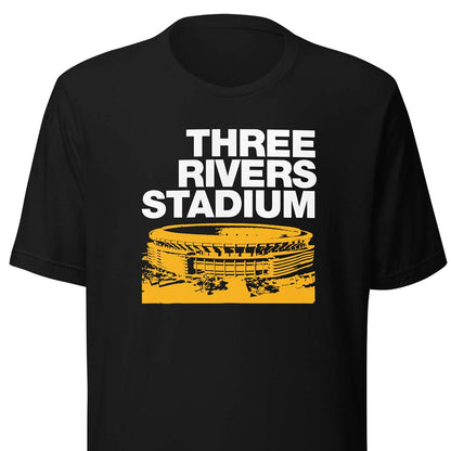 Three Rivers Stadium Pittsburgh Unisex Retro T-shirt