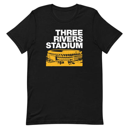 Three Rivers Stadium Pittsburgh Unisex Retro T-shirt