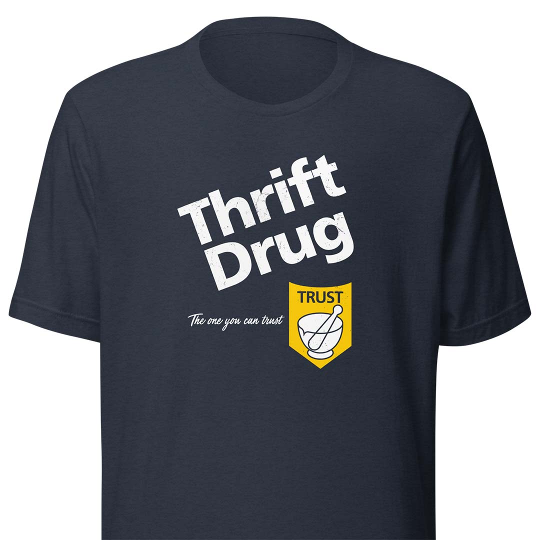 Thrift Drug Stores Pittsburgh Unisex Retro T-shirt