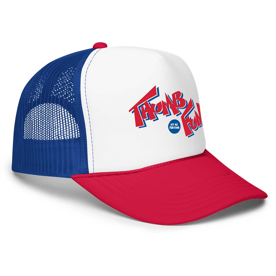 Thumb Fun Amusement Park Wisconsin Retro Foam Trucker Hat