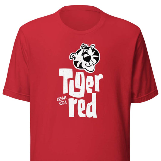 Tiger Red Cream Soda Unisex Retro T-shirt