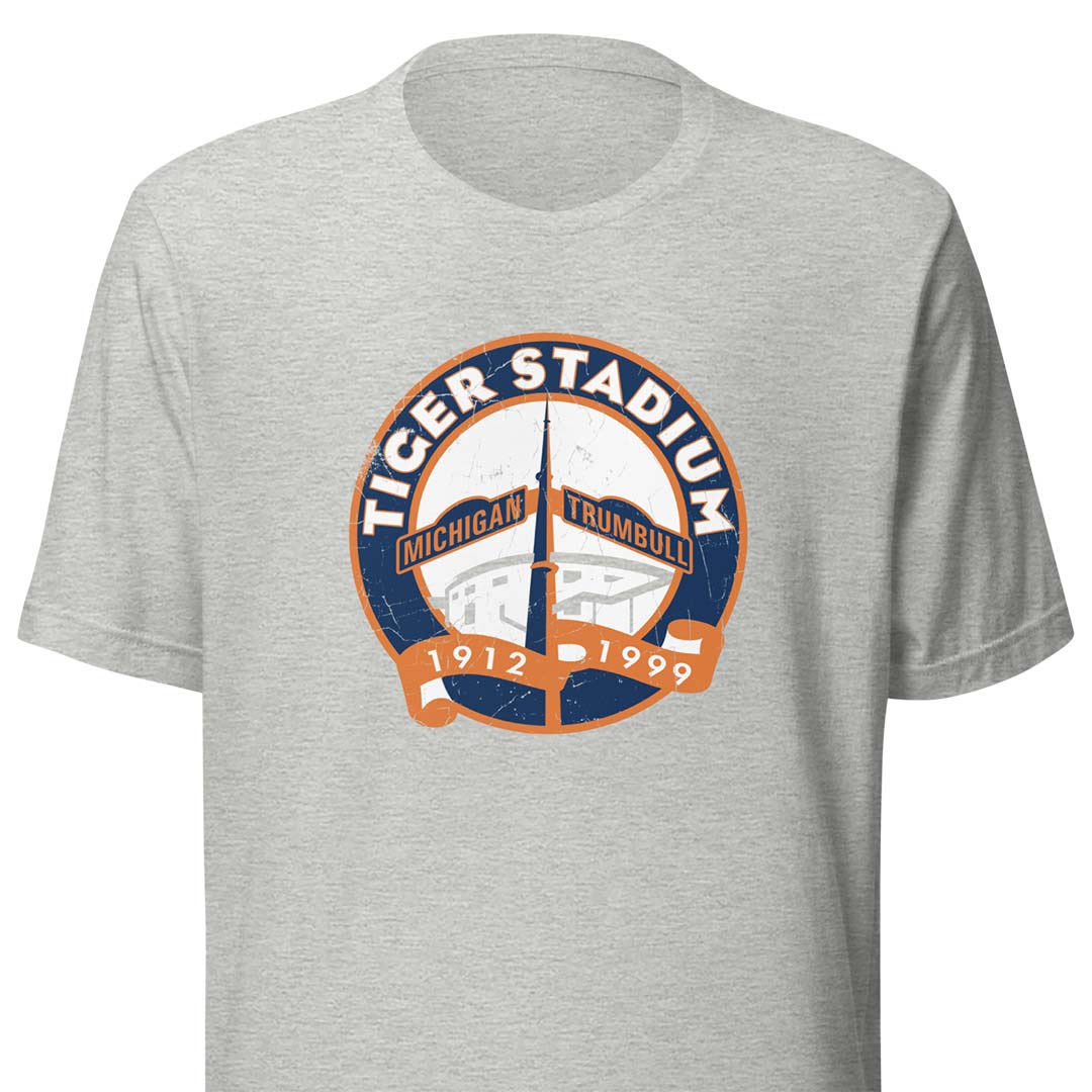 Tiger Stadium Detroit Unisex Retro T-shirt