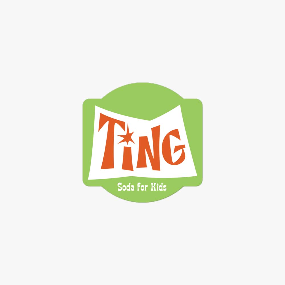 Ting Soda Wisconsin Retro Sticker