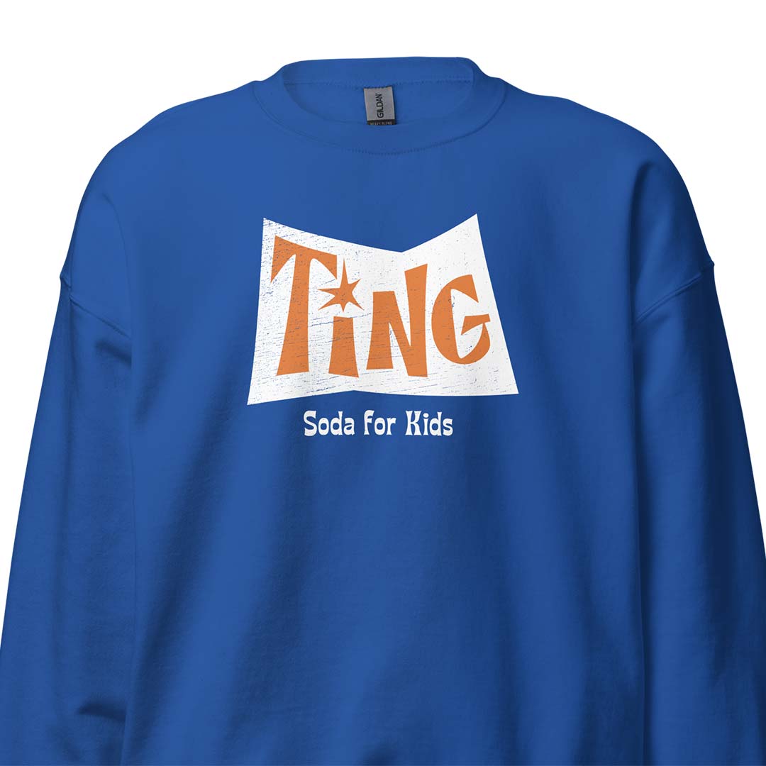 Ting Soda Wisconsin Unisex Retro Crewneck Sweatshirt