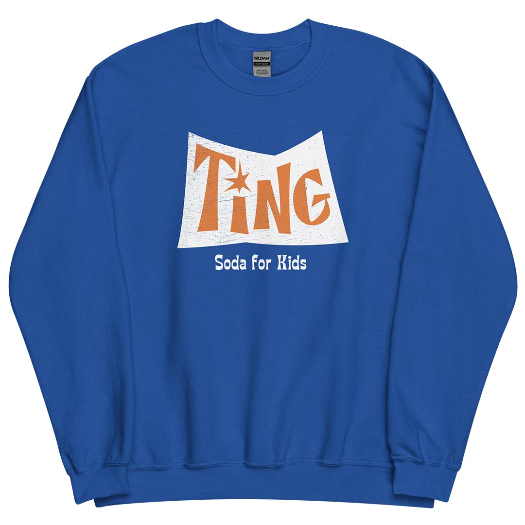 Ting Soda Wisconsin Unisex Retro Crewneck Sweatshirt