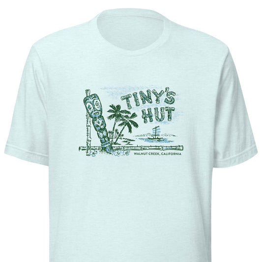 Tiny's Hut Tiki Bar California Unisex Retro T-shirt