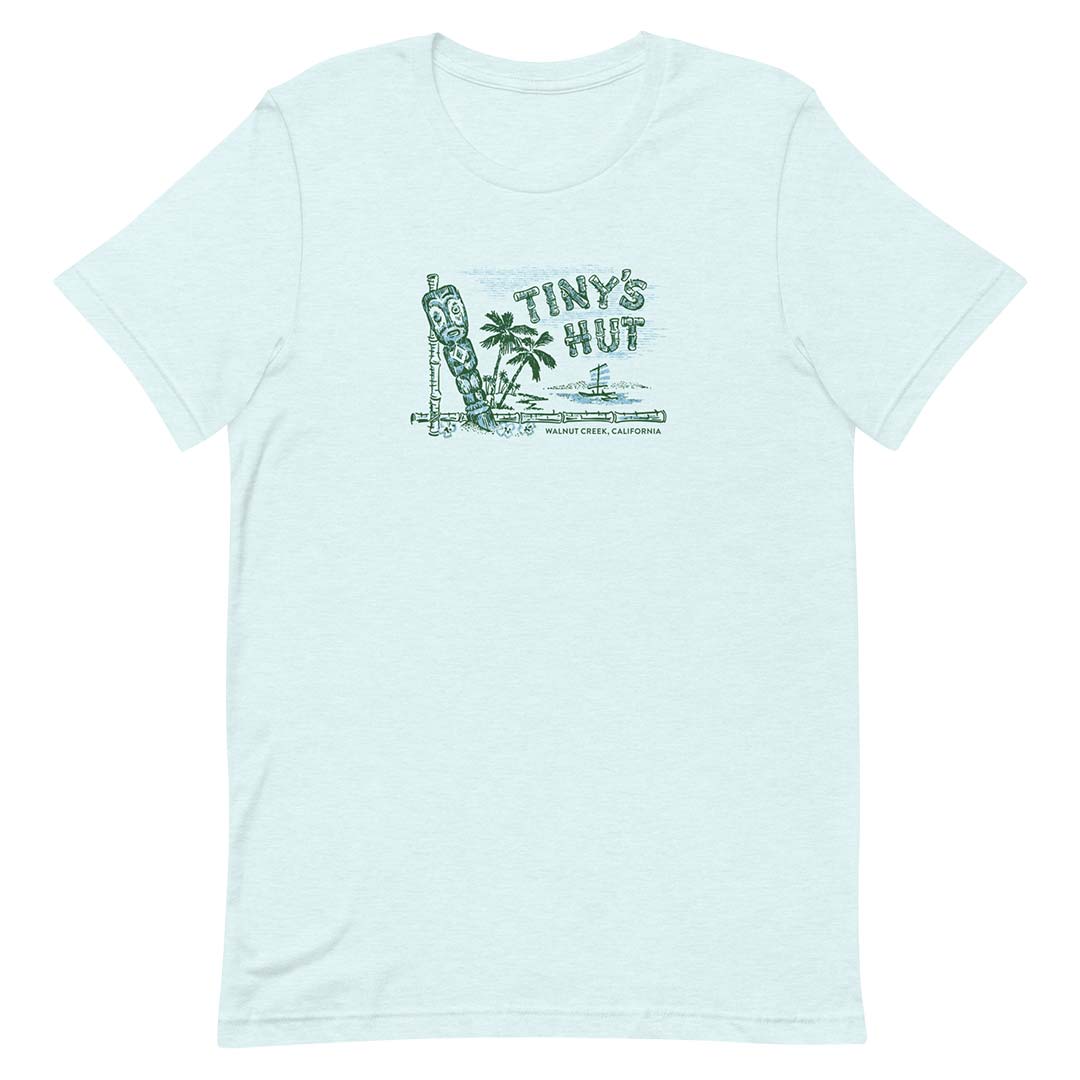 Tiny's Hut Tiki Bar California Unisex Retro T-shirt