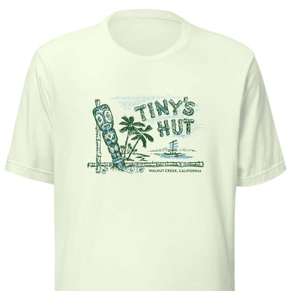 Tiny's Hut Tiki Bar California Unisex Retro T-shirt