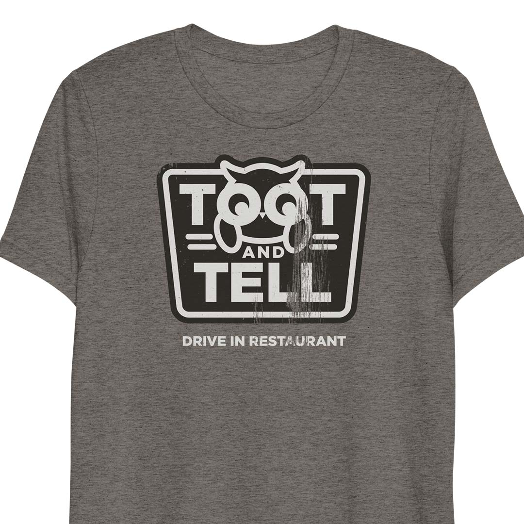 Toot and Tell Drive In Unisex Retro T-shirt