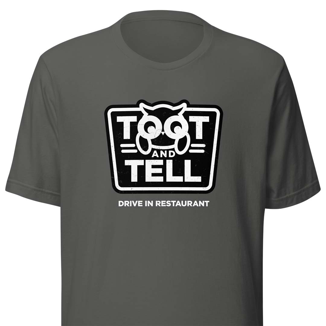 Toot and Tell Drive In Unisex Retro T-shirt