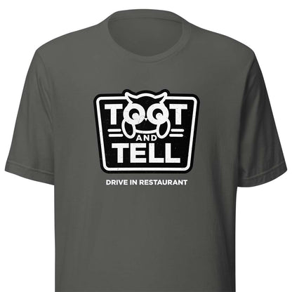Toot and Tell Drive In Unisex Retro T-shirt